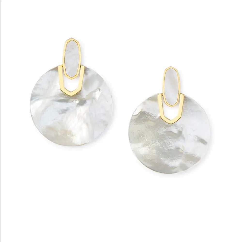 Kendra Scott Didi Earrings - Ivory Mother-of-Pearl